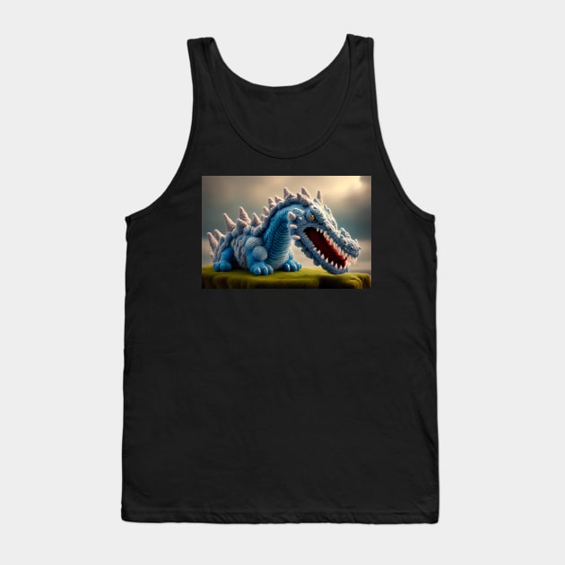 Cute Wool Art Dragon 12 of 20 Designs Tank Top by LuckDragonGifts